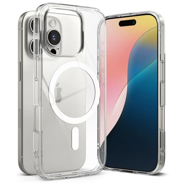 Чохол Ringke Fusion Magnetic для iPhone 16 Pro Clear with MagSafe (8809961789809)