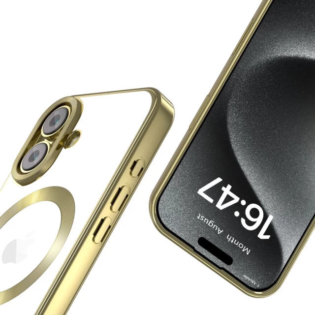 Чехол Tech-Protect MagFlex для iPhone 16 Satin Gold with MagSafe (5906302312139)