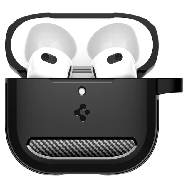 Чехол для наушников Spigen Rugged Armor для AirPods 4 Matte Black (ACS08642)