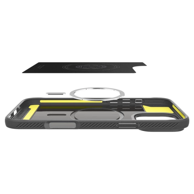 Чохол Spigen Rugged Armor для iPhone 16 Pro Max Grey with MagSafe (ACS07987)