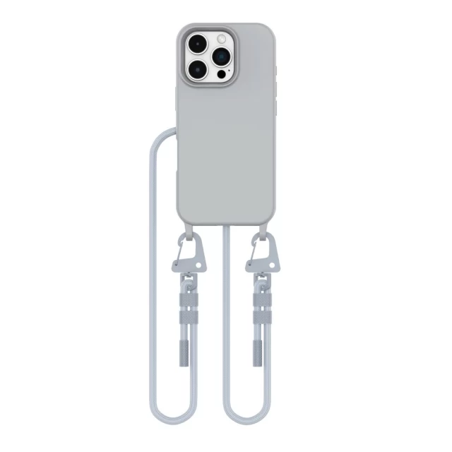 Чехол Tech-Protect MagNecklace для iPhone 16 Pro Crayon Grey with MagSafe (5906302311958)