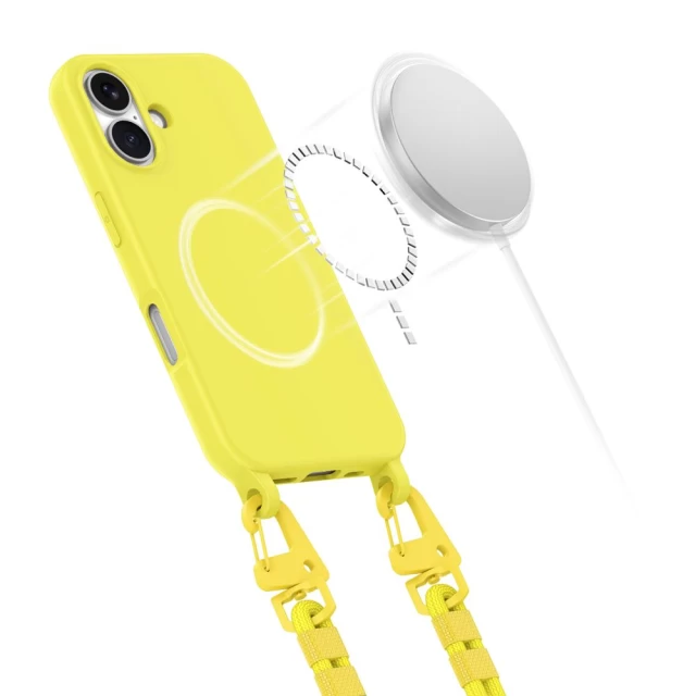 Чохол Tech-Protect MagNecklace для iPhone 16 Canary Yellow with MagSafe (5906302375912)