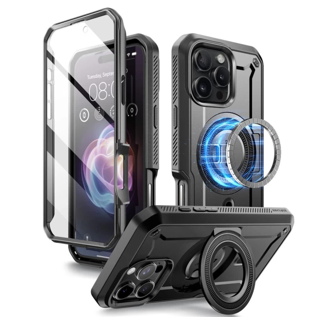 Чехол Supcase Unicorn Beetle Pro Mag для iPhone 16 Pro Max Black with MagSafe (843439150744)