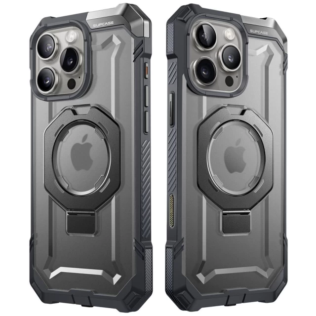 Чехол Supcase Unicorn Beetle Grip Mag для iPhone 16 Pro Max Grey with MagSafe (843439150829)