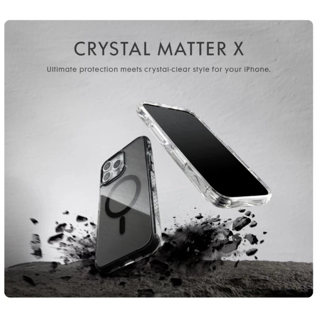 Чохол LAUT CRYSTAL MATTER X для iPhone 16 Plus Crystal with MagSafe (L_IP24C_CMX_UC)