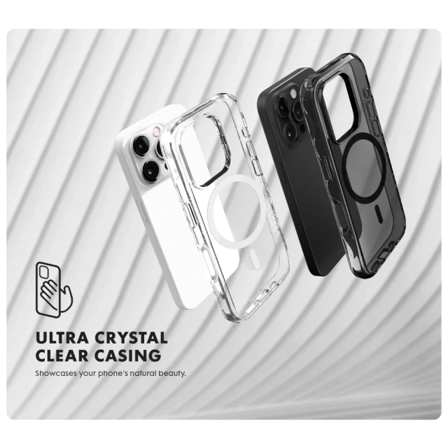 Чохол LAUT CRYSTAL MATTER X для iPhone 16 Plus Crystal with MagSafe (L_IP24C_CMX_UC)