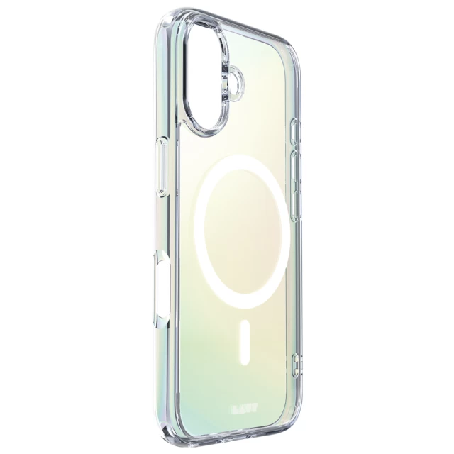 Чехол LAUT HOLO для iPhone 16 Holo Pearl with MagSafe (L_IP24A_HO_W)