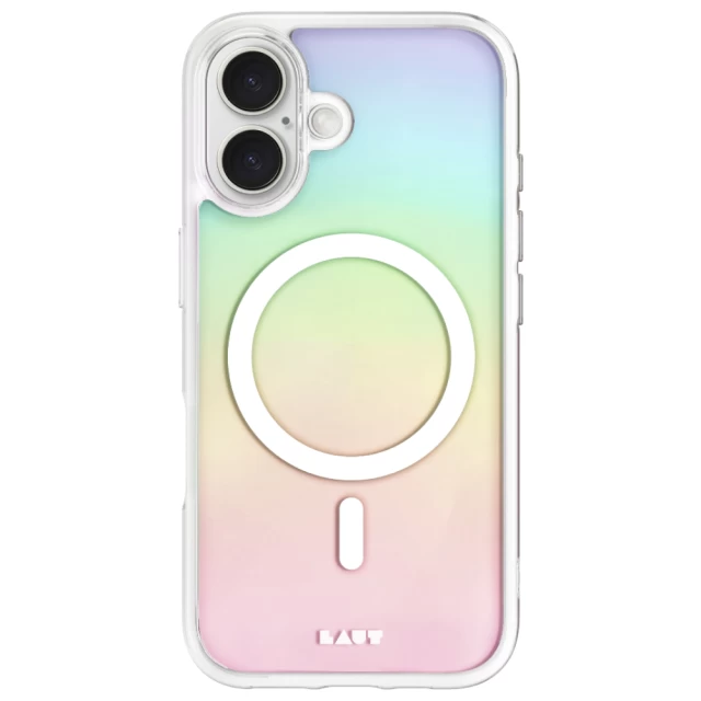 Чохол LAUT HOLO для iPhone 16 Holo Pearl with MagSafe (L_IP24A_HO_W)