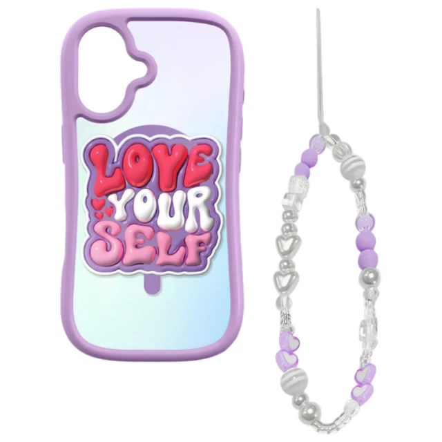 Чехол LAUT POP LOVIE для iPhone 16 Lovely Purple with MagSafe (L_IP24A_PH_PU)