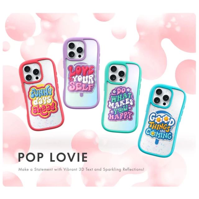 Чохол LAUT POP LOVIE для iPhone 16 Lovely Purple with MagSafe (L_IP24A_PH_PU)