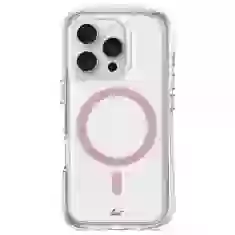 Чехол LAUT AERO SPARKLE для iPhone 16 Pro Crystal Pink with MagSafe (L_IP24B_AS_P)