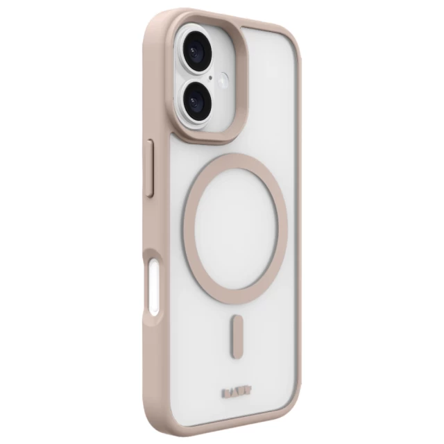 Чохол LAUT HUEX PROTECT для iPhone 16 Beige Gold with MagSafe (L_IP24A_HPT_BE)