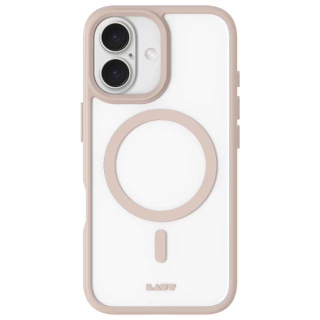 Чохол LAUT HUEX PROTECT для iPhone 16 Beige Gold with MagSafe (L_IP24A_HPT_BE)