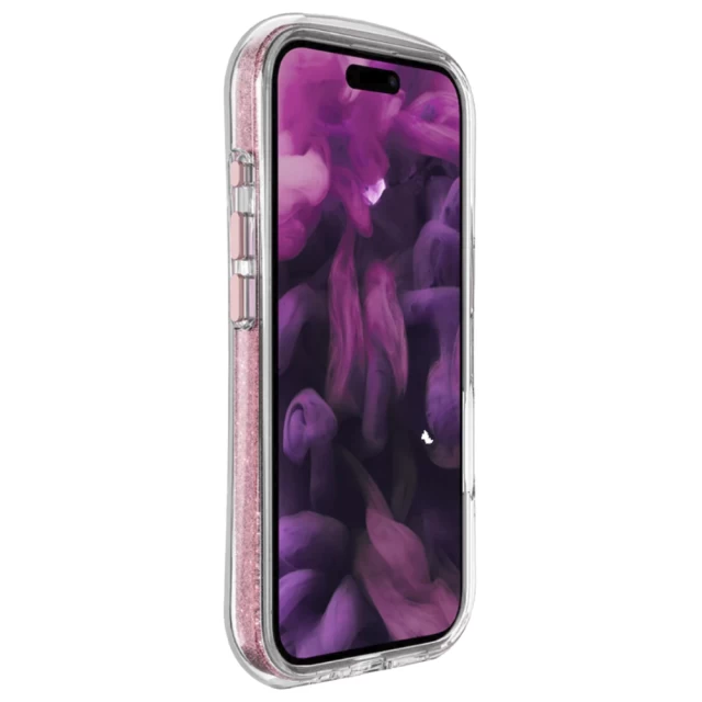 Чохол LAUT AERO SPARKLE для iPhone 16 Pro Max Crystal Pink with MagSafe (L_IP24D_AS_P)