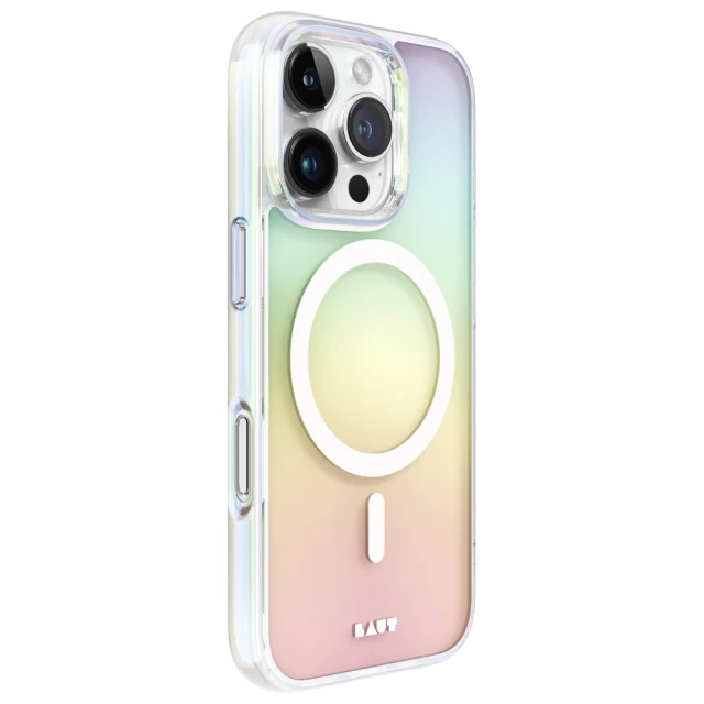 Чехол LAUT HOLO для iPhone 16 Pro Holo Pearl with MagSafe (L_IP24B_HO_W)