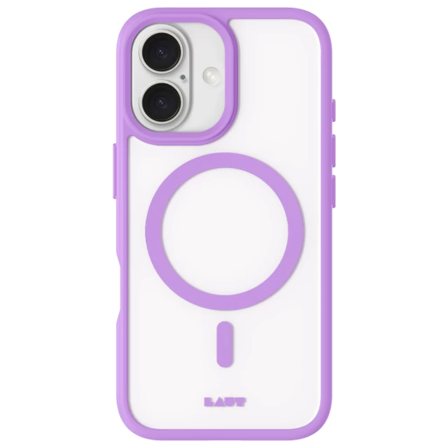 Чохол LAUT HUEX PROTECT для iPhone 16 Bright Pink with MagSafe (L_IP24A_HPT_P)