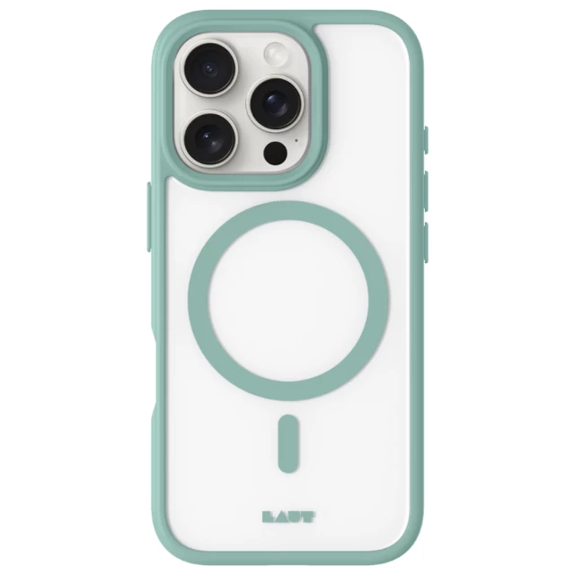 Чехол LAUT HUEX PROTECT для iPhone 16 Pro Silt Green with MagSafe (L_IP24B_HPT_GN)