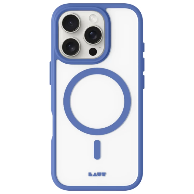 Чехол LAUT HUEX PROTECT для iPhone 16 Pro Heron Blue with MagSafe (L_IP24B_HPT_BL)