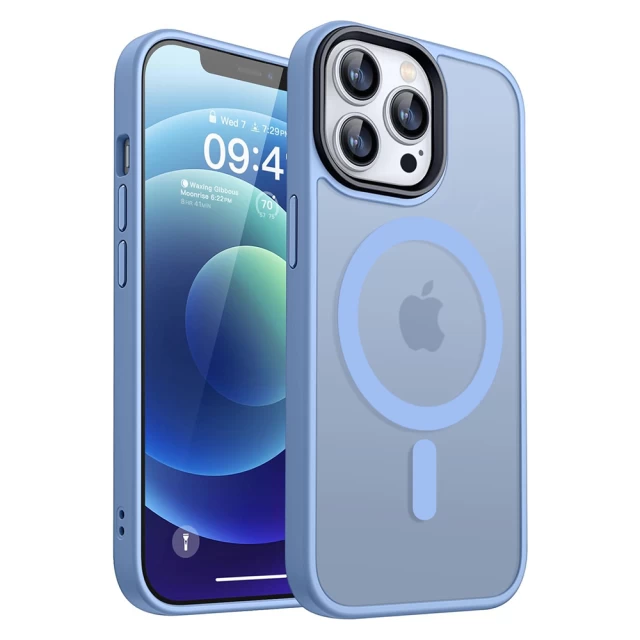 Чохол Upex HyperMat для iPhone 13 Pro Max Sierra Blue with MagSafe (UP172132)