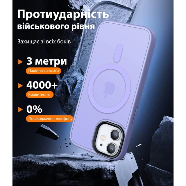 Чехол Upex HyperMat для iPhone 13 Pro Max Purple with MagSafe (UP172210)