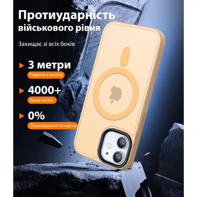 Чохол Upex HyperMat для iPhone 13 Pro Yellow with MagSafe (UP172208)