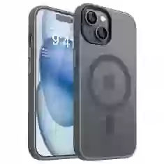 Чехол для iPhone 15 WAVE Matte Insane Case with Magnetic Ring Gray