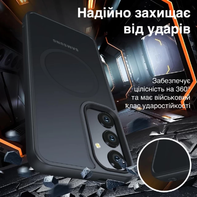 Чохол Upex UltraMat для Samsung Galaxy S22 Ultra Purple with MagSafe (UP172248)