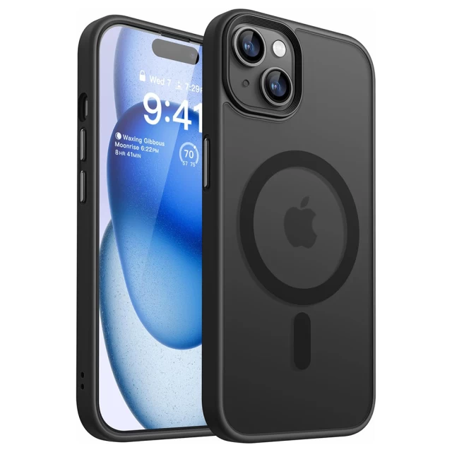Чохол Upex UltraMat для iPhone 14 Plus Black with MagSafe (UP172139)