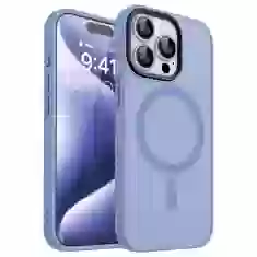 Чехол для iPhone 15 Pro WAVE Matte Insane Case with Magnetic Ring Sierra Blue