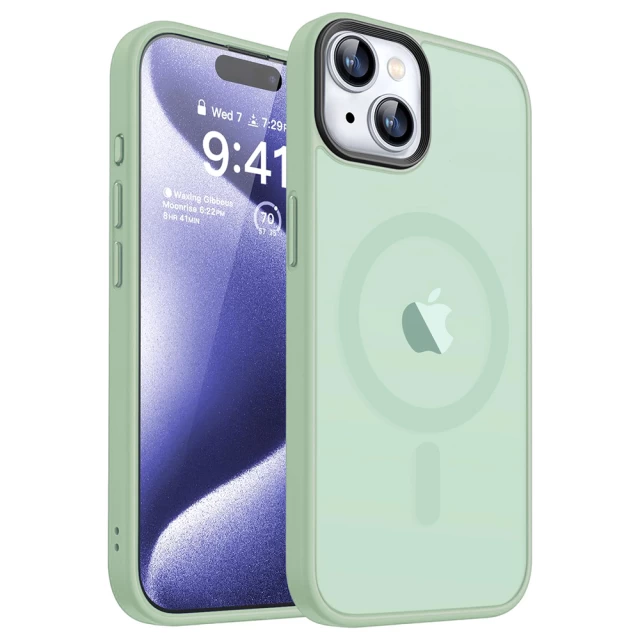 Чохол Upex UltraMat для iPhone 14 Plus Green with MagSafe (UP172143)