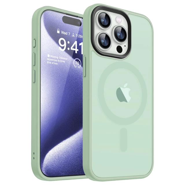 Чехол Upex UltraMat для iPhone 15 Pro Green with MagSafe (UP172173)