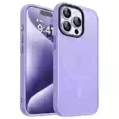 Чехол для iPhone 14 Pro WAVE Matte Insane Case with Magnetic Ring Light Purple