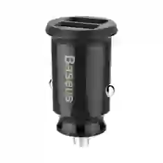 Автомобільний зарядний пристрій Baseus Grain Car Charger 3.1A dual-USB Black (CCALL-ML01)