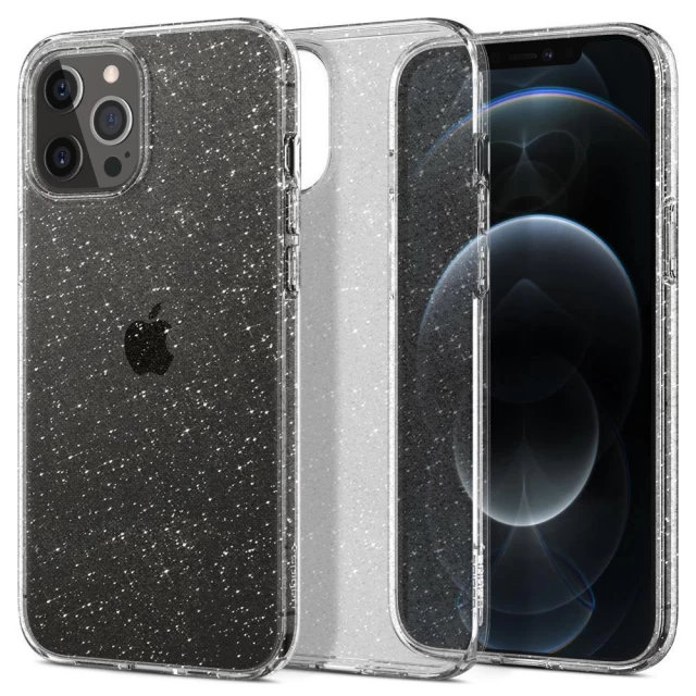 Чехол Spigen для iPhone 12 Pro Max Liquid Crystal Glitter Crystal Quartz (ACS01614)