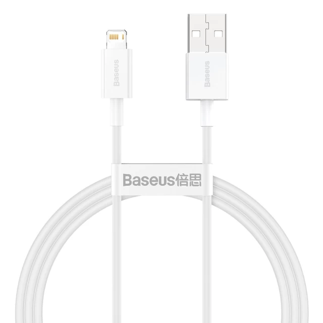 Кабель Baseus Superior Series Fast Charging USB-A to Lightning 1m White (CALYS-A02)