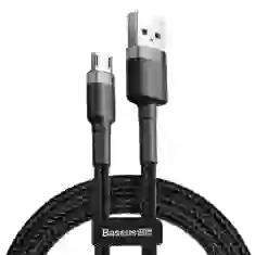 Кабель Baseus Cafule USB-A to Micro-USB 1m Black/Grey (CAMKLF-BG1)