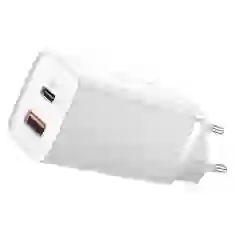 Сетевое зарядное устройство Baseus GaN2 Lite Quick Charger 65W USB-A/USB-C White (CCGAN2L-B02)