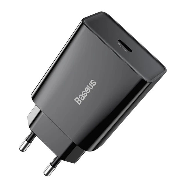Сетевое зарядное устройство Baseus Speed Mini PD 20W USB-C Black (CCFS-SN01)