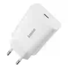 Мережевий зарядний пристрій Baseus Speed Mini PD Charger 20W USB-C White (CCFS-SN02)
