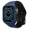 Чохол і ремінець Spigen для Apple Watch 44 mm Liquid Air Pro Blue (ACS02225)