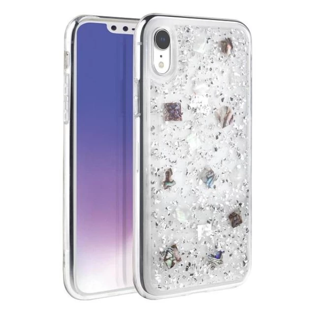 Чехол Uniq Lumence Clear для iPhone XR Perivvinkle Silver (UNIQ-IP6.1HYB-LUMCSIL)