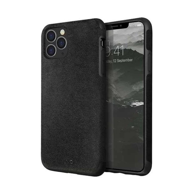 Чохол Uniq Sueve для iPhone 11 Pro Charcoal Grey (8886463670989)