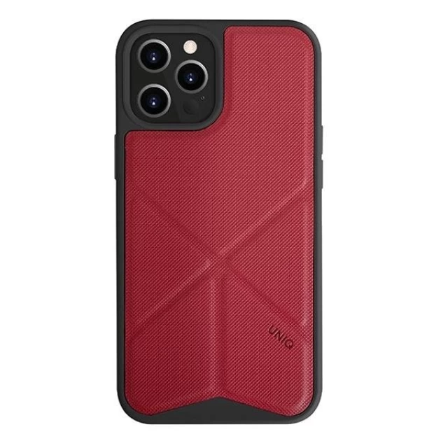 Чохол Uniq Transforma для iPhone 12 | 12 Pro Coral Red (UNIQ-IP6.1HYB(2020)-TRSFRED)