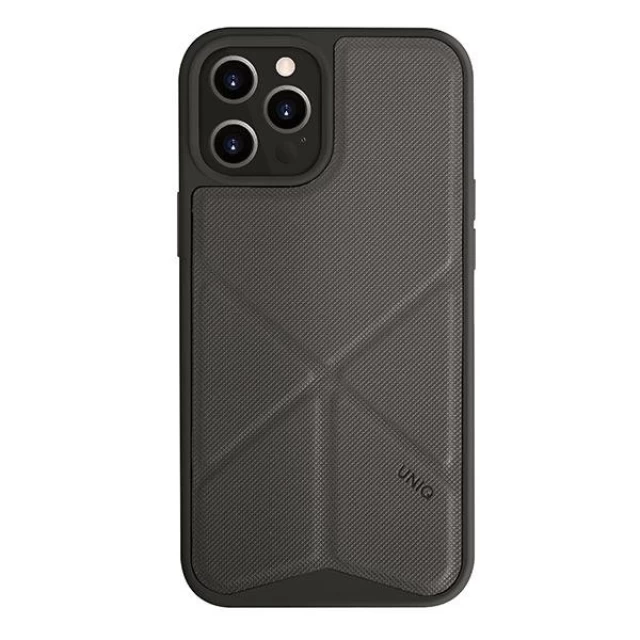 Чехол Uniq Transforma для iPhone 12 | 12 Pro Charcoal Grey (UNIQ-IP6.1HYB(2020)-TRSFGRY)
