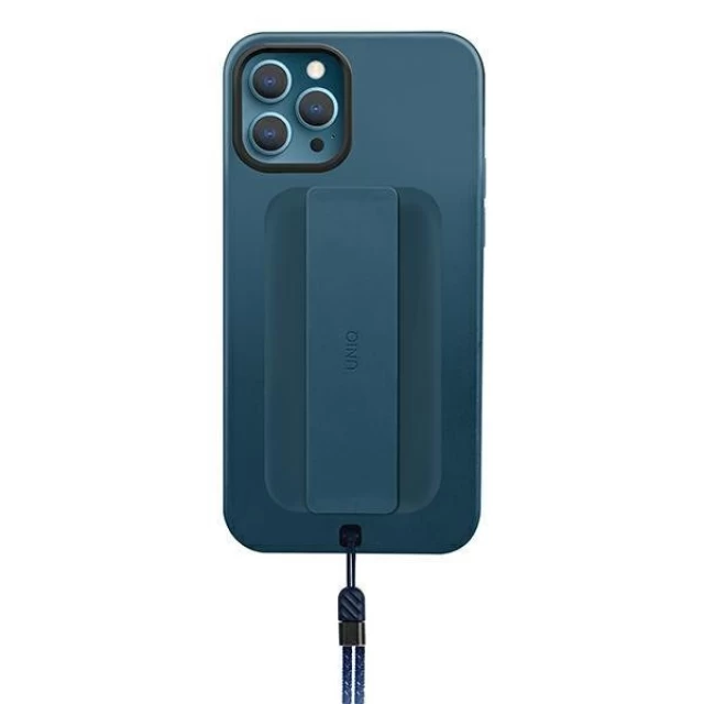 Чехол Uniq Heldro для iPhone 12 | 12 Pro Blue Antimicrobial (UNIQ-IP6.1HYB(2020)-HELBLU)