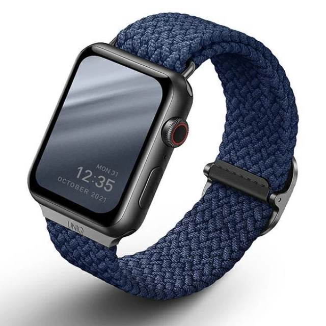 Ремешок Uniq Aspen Braided DE для Apple Watch 41 | 40 | 38 mm Oxford Blue (UNIQ-40MM-ASPOBLU)