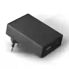 Мережевий зарядний пристрій UNIQ Votre Slim Duo 20W USB-C | USB-A Charcoal Black (UNIQ-VOTRESLDUO(EU)-BLK)