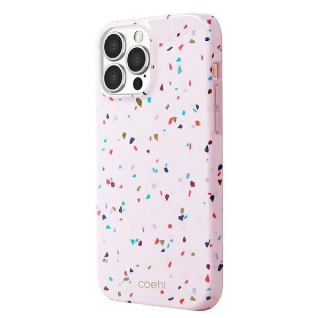 Чехол Uniq Coehl Terrazzo для iPhone 13 | 13 Pro Blush Pink (UNIQ-IP6.1PHYB(2021)-TEZPNK)