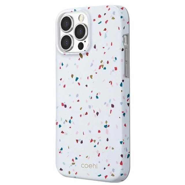 Чохол Uniq Coehl Terrazzo для iPhone 13 Pro Max Natural White (UNIQ-IP6.7HYB(2021)-TEZWHT)