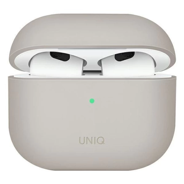 Чохол Uniq Lino Silicone для AirPods 3 Beige (UNIQ-AIRPODS(2021)-LINOIVY)